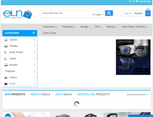 Tablet Screenshot of elnstore.com